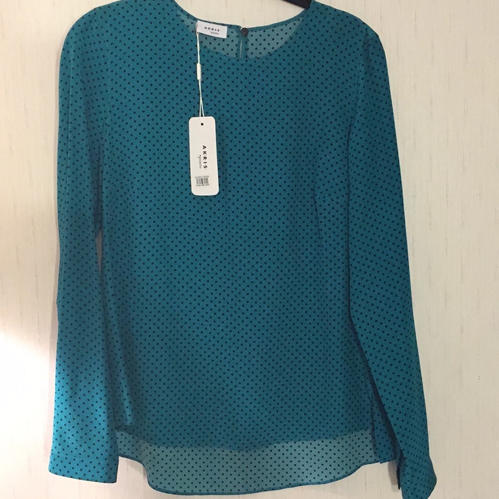 AKRIS PUNTO SILK BLOUSE